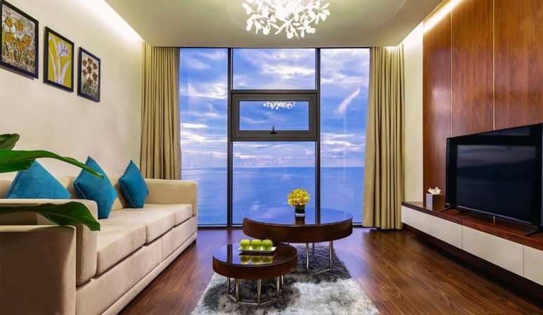 Cameră cu vedere la mare la hotelul din Da Nang